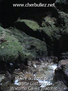 légende: Riviere au fond de la grotte Lost World Waitomo Caves Waitomo
qualityCode=raw
sizeCode=half

Données de l'image originale:
Taille originale: 163105 bytes
Temps d'exposition: 1/50 s
Diaph: f/180/100
Heure de prise de vue: 2003:03:04 12:14:42
Flash: non
Focale: 42/10 mm
